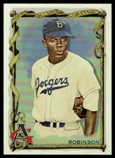 2023 Topps Allen & Ginter Hot Box Foil Jackie Robinson Brooklyn Dodgers #64