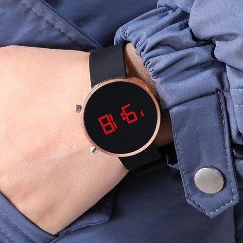 New Fashion Men/Women Watches Sport Casual Silicone Band LED Digital Wrist Watch - Picture 2 of 20
