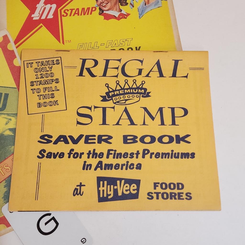 4 EMPTY saving stamp saver book More Valu Regal FM Big Bonus trading