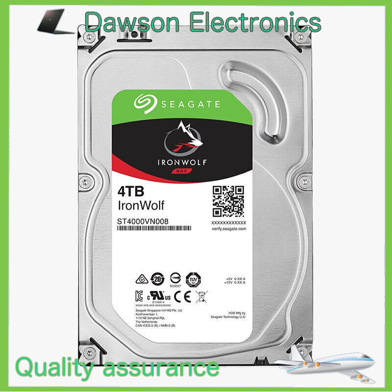 DIGA換装用3.5インチHDD4TB IronWolf ST4000VN008 Seagate IronWolf 4TB ST4000VN008 NAS 64MB 6Gb/s SATA 3.5