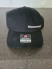 Richardson 112 Adjustable Snapback cap Hat Bimmerworld NWT Black BMW 