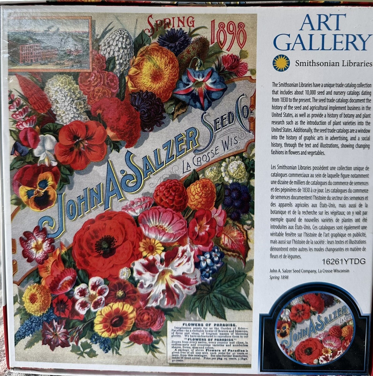 Puzzle 500 PC Art Gallery Smithsonian Salzer Seed 1898