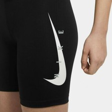 Nike Women's Exploded Swoosh Compression 7" Running Biker Shorts XXS Save 25