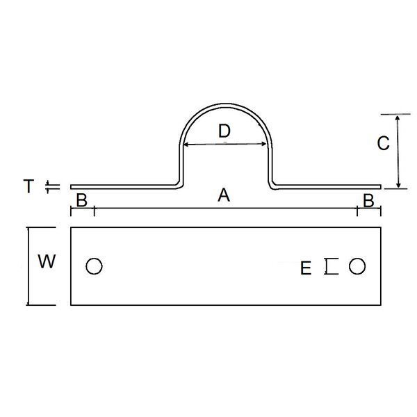 Pipe Saddle Clamp - Anchor / Grip Type - Stainless Steel - Various ...