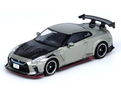 INNO64 1/64 NISSAN GT-R GTR (R35) TOP SECRET SILVER MALAYSIA