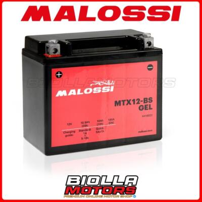 2010 MTX12-BS MALOSSI GEL APRILIA Pegaso Factory 650ie 650 YTX12-BS 441 BATTERY