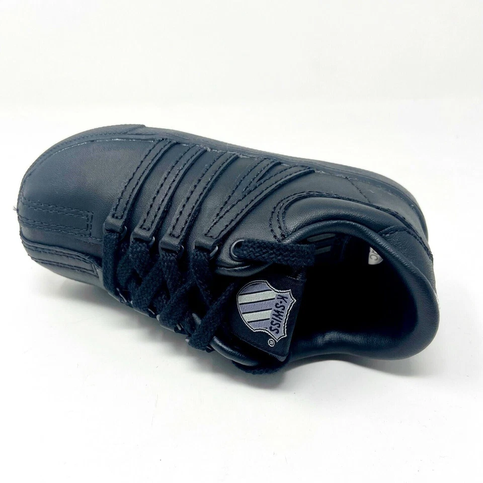 K-Swiss Clásico Triple Negro Infantil Bebé Zapatos Informales Tenis 20144 Foto 4 de 4