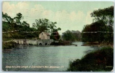 Postcard - Along the Little Lehigh at Schreiber's Mill, Allentown, Pennsylvania