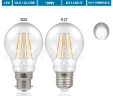 Image of 40W 60W 100W Watt Bayonet Screw Light Bulbs E27 BC B22 Standard GLS Clear Bulb