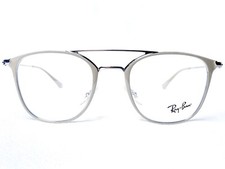 NEW Ray Ban RB6377 2909 Unisex Gunmetal/Beige Square Eyeglasses Frames 48/21