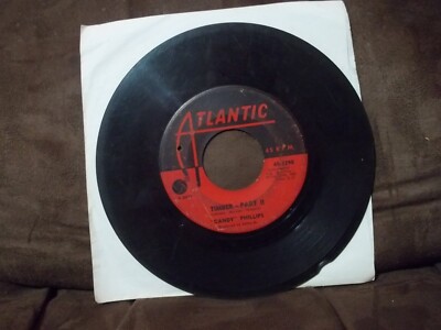 Candy Phillips Timber Part I and II 45 Atlantic record damaged