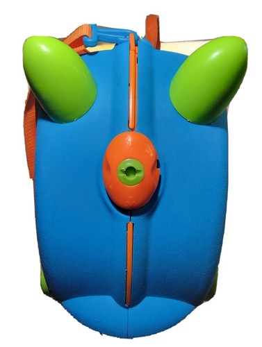 Trunki Rolling Blue Ride-On Suitcase  shoulder bag  (Pre-Owned/Good Condition) - Picture 7 of 11