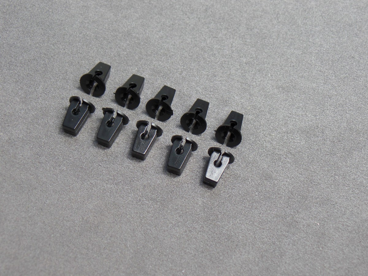 10x Spreizmutter Befestigung Clip 4,8 mm für VW Golf - 867809966 