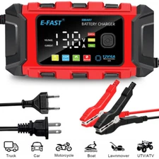 6A12V Smart Car Battery Charger Maintainer Desulfator for Auto Motorcycle Marine