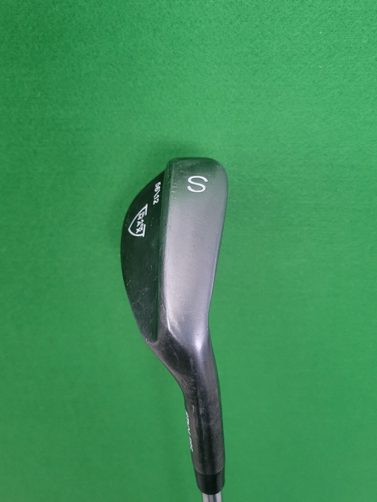 Maxfli Black Max 56*/12* Stainless Sand Wedge. Steel Shaft. Wedge Flex
