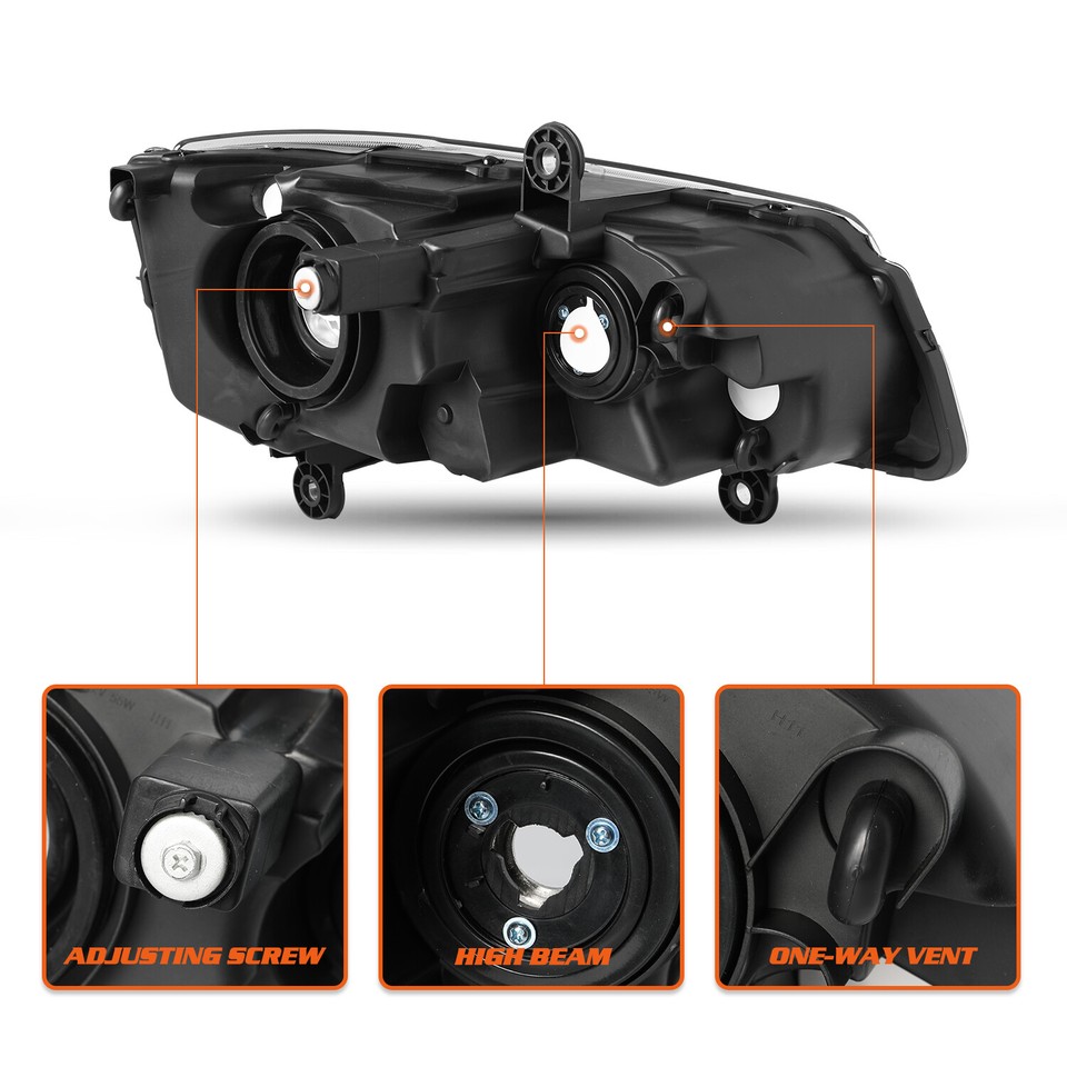 Faro Izquierdo (lado Conductor) Para Dodge Grand Caravan 2011-2020 Y Chrysler Town & Country 2008-2016