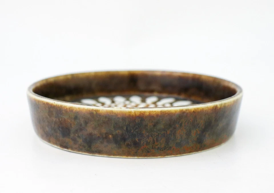 Cuenco redondo de porcelana flor - Sylvia Leuchovius - Rörstrand - años 70 Foto 2 de 4