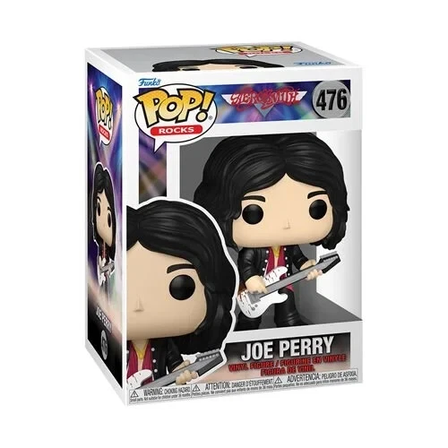 Funko POP! Rocks Aerosmith Joe Perry Figure #476 + Protector