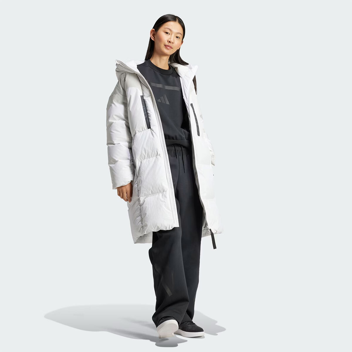 Adidas Womens MYSHELTER DOWN PARKA IZ4622 WHITE XS-L ASIAN FIT