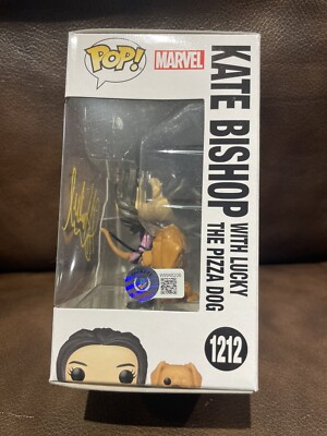 HAILEE STEINFELD SIGNED KATE BISHOP FUNKO POP 1212 HAWKEYE BAS