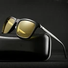 Aluminium HD Polarized Photochromic Sunglasses Men Night Vision Driving Glasses