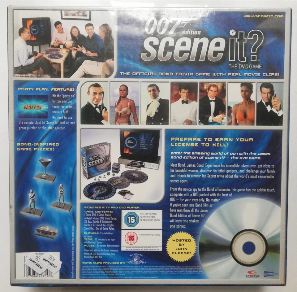 James Bond 007 Edition Scene it? - DVD Board Game - Brand New & Sealed - Image 2 of 4