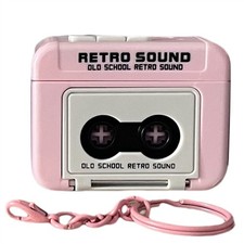 Retro Recorder Keychain Can Record and Fun Music Box Pendant8063