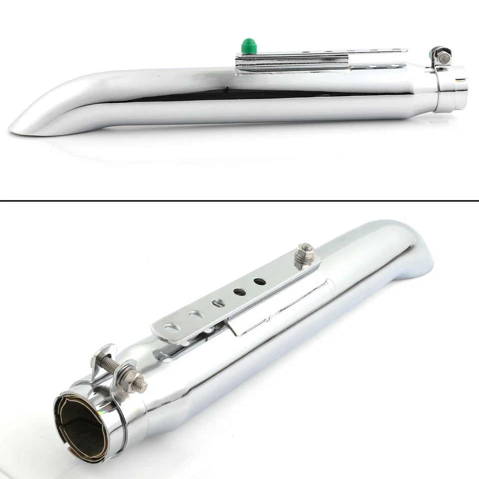 1x 20" Motorcycle Turnout Silencer Exhaust For Suzuki Intruder 600 700 750 800 - Image 4 of 4