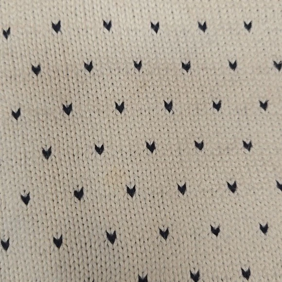 Janie and Jack Boy's Fair Isle Holiday Sweater 100% Cotton Size 7 - Faint Stains - Image 3 of 4