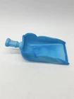 Vintage RARE opaque bright blue Milk Glass Scoop With Handle