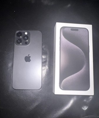 iPhone 15 Pro Max 1TB Titanium Black Neu. Sammlung vorhanden