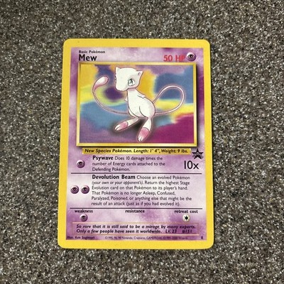 Mew Promo 8 Black Star WOTC | eBay