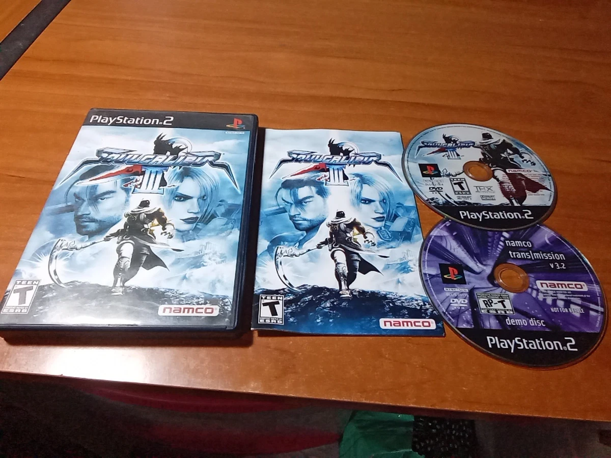 Jeu Soul Calibur III PS2 Version PAL Italienne - Complet, Bon état - Édition Complète