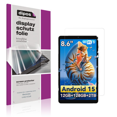 2x Schutzfolie klar für Blackview Link2 8 Zoll Displayschutzfolie Folie Display