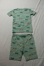 Carter's Boys' Child Of Mine Graphic Pajama Set MS7 Green Vehicles Size: 3T NWT