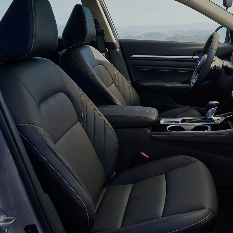 PARA NISSAN ALTIMA MOTOPTES 2007-2025 FUNDAS DE ASIENTO DE AUTO PERSONALIZADAS CUERO DURADERO Foto 2 de 4