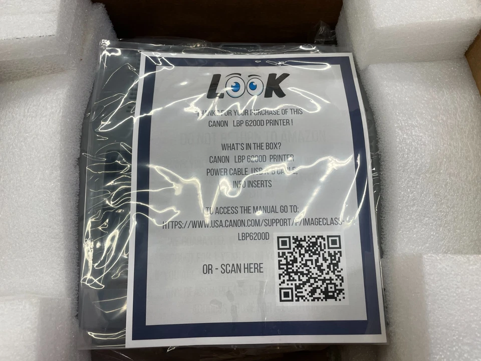 Impresora láser monocromática Canon imageCLASS LBP6200d - con tóner Foto 2 de 4