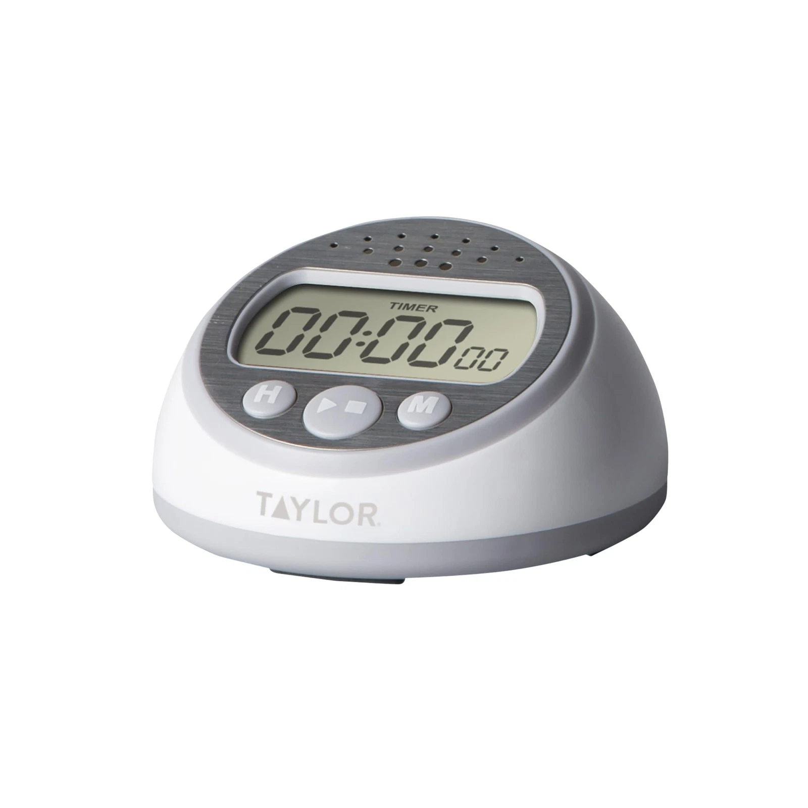 Taylor Digital Timer Counts Up and Down for School, Learning, Standard, Gray