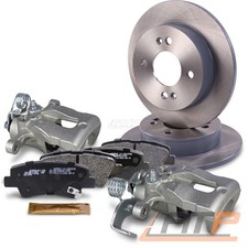 2x BREMSSCHEIBE Ø234 + BREMSBELÄGE + BREMSSATTEL HINTEN FÜR HYUNDAI I-10 AB 13