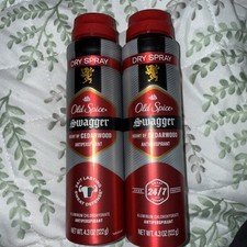 x2 Old Spice Men Antiperspirant Deodorant Dry Spray Swagger 4.3oz Each