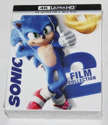 Steelbook 4K UHD Blu-ray: Sonic The Hedgehog 1 + 2 - 2 Film Collection