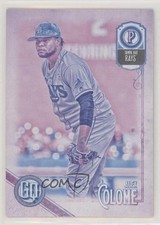 2018 Topps Gypsy Queen Missing Black Plate Alex Colome #28 za5