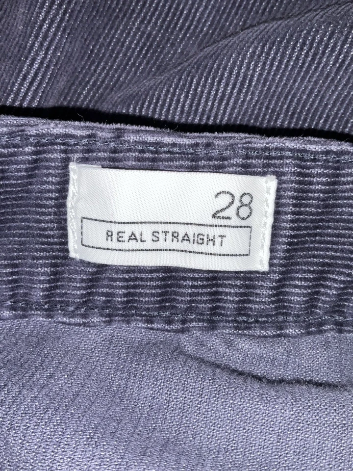 Pantalones de pana para mujer GAP 28 morados Foto 4 de 4