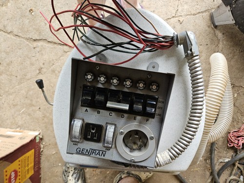 Gen-Tran-6- Circuit Manual Generator Transfer Switch
