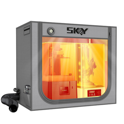 Double Space Resin 3D Enclosure with Ventilation Kit LED Light, 3D Printer Vente