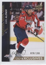 2015-16 Upper Deck UD Exclusives 20/100 Karl Alzner #436 2d8