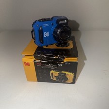 Kodak PIXPRO WPZ2 Waterproof 16MP Digital Camera Blue For Parts Not Working