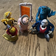 Vintage 2001 Monsters Inc McDonald's Disney Happy Meal Toy Lot - Inc Waternoose