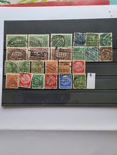 DR.# Bahnpost # Sammlung (4) # 24 Marken # gestempelt