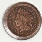 US Rare Old West 1905 Indian Head Penny Coin American Collection Shield Cent USA
